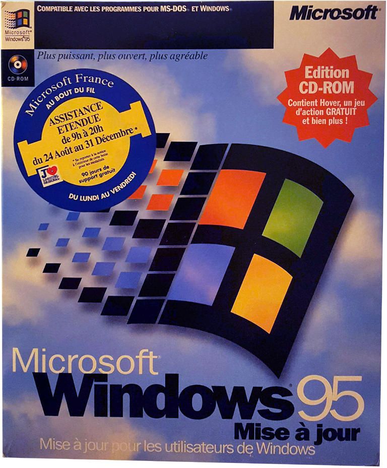 Windows 95
              retail box