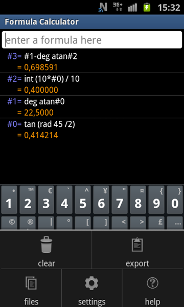 Main activity
